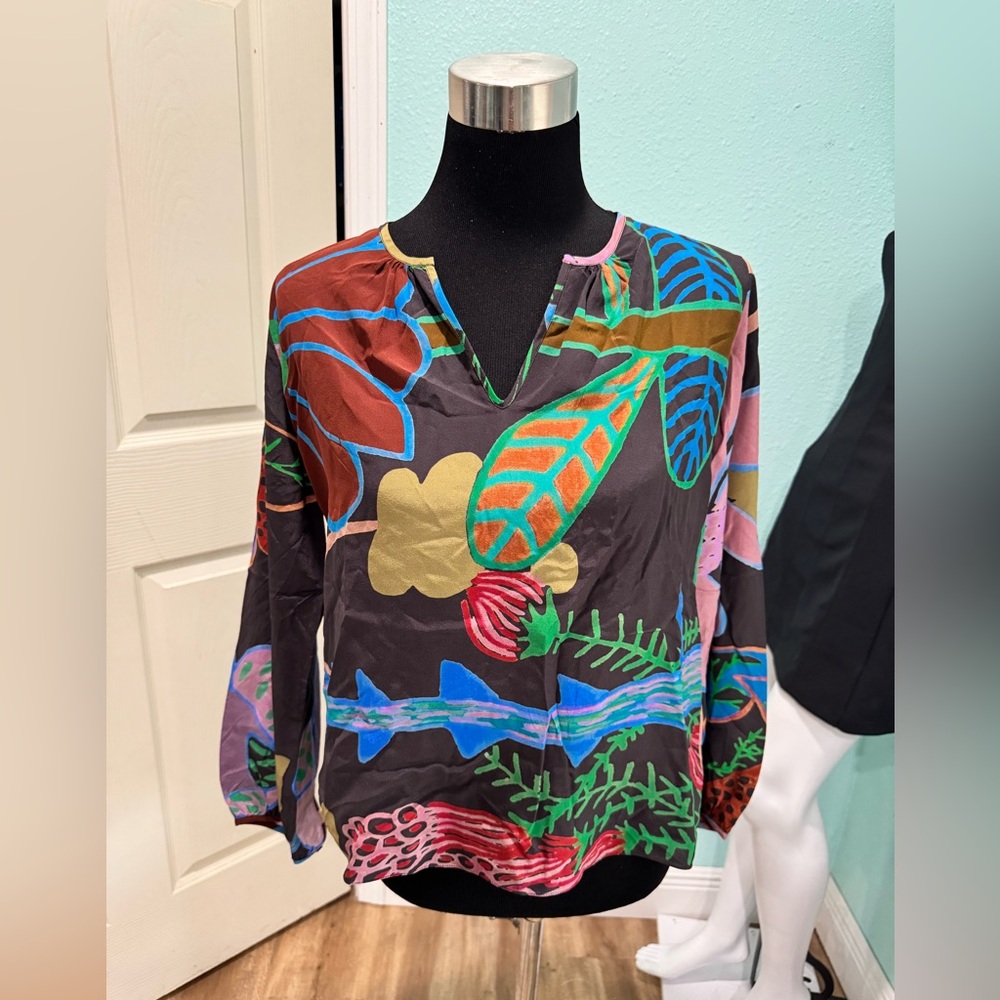 Soler PAULINE SILK TOP NWT